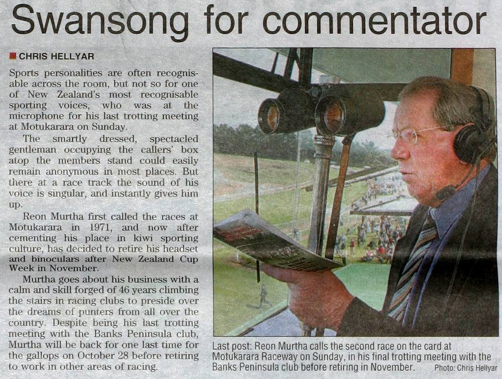 Central Canterbury News article from October 11th 2006. © Central Canterbury News Tear sheet from the paper in 2006
